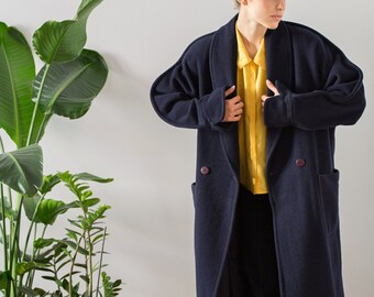 aqua wool coat