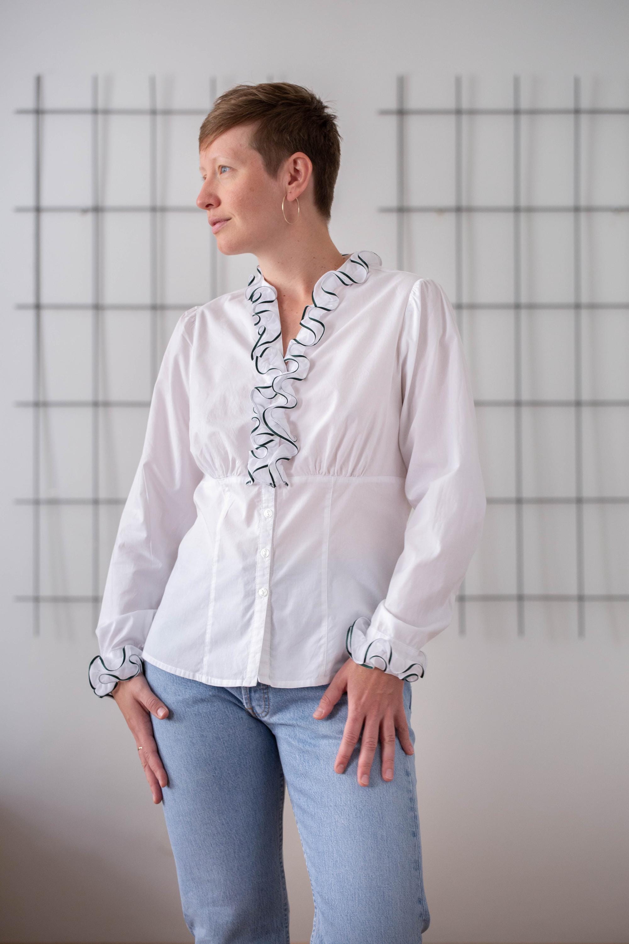 トップス used euro frill blouse il_fullxfull.6333607047_2lj8.jpg