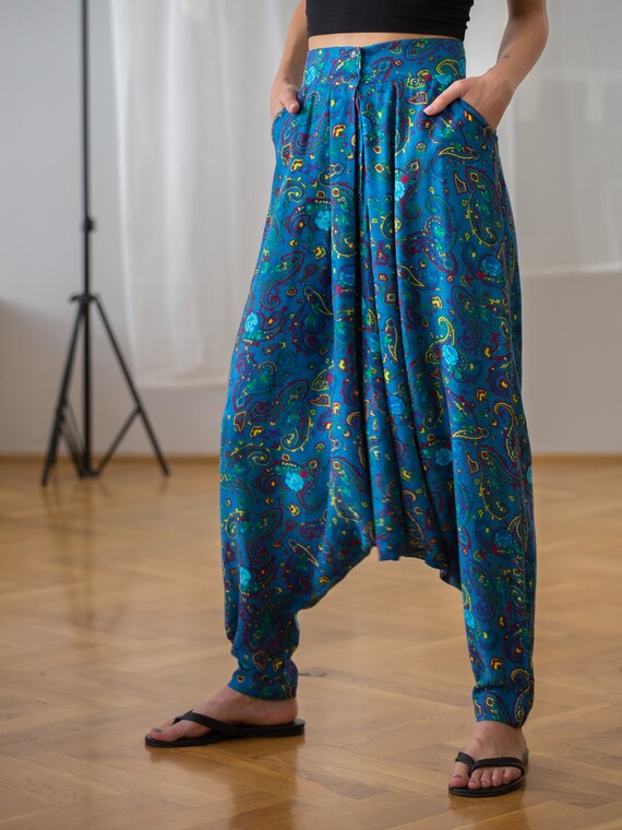 Vintage KENZO Harem Pants with Paisley & Floral P… - image 9