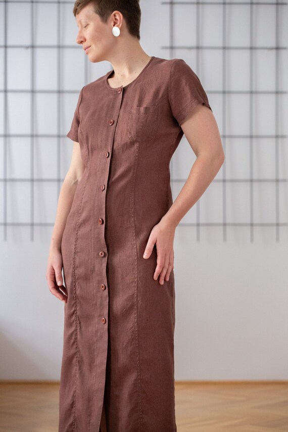 coco brown summer dress Cocoa Brown Maxi Dress main image 1