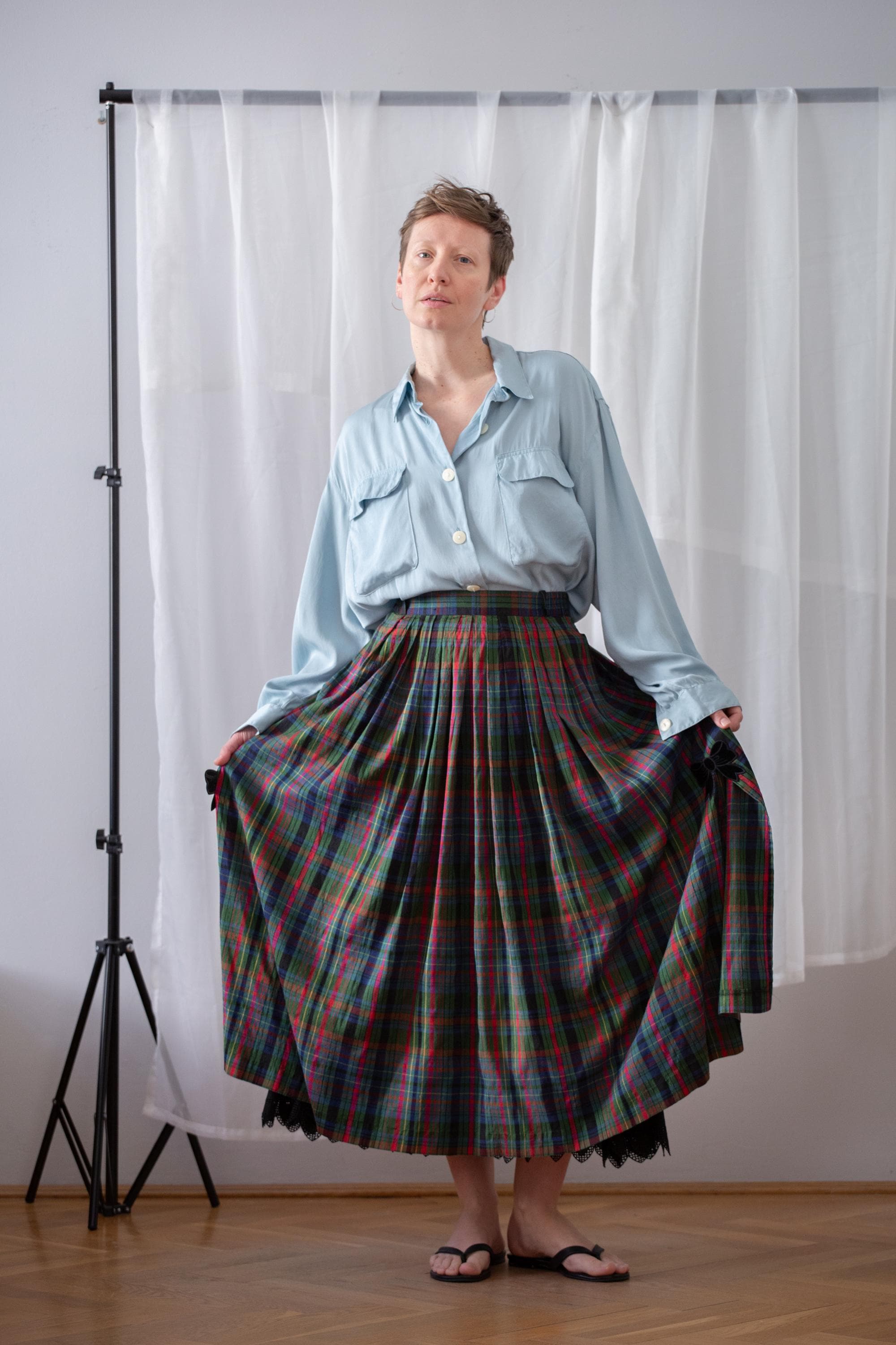 Gonna kilt scozzese da donna - Pomella Vintage Shop Gonna kilt scozzese da donna - Pomella Vintage Shop