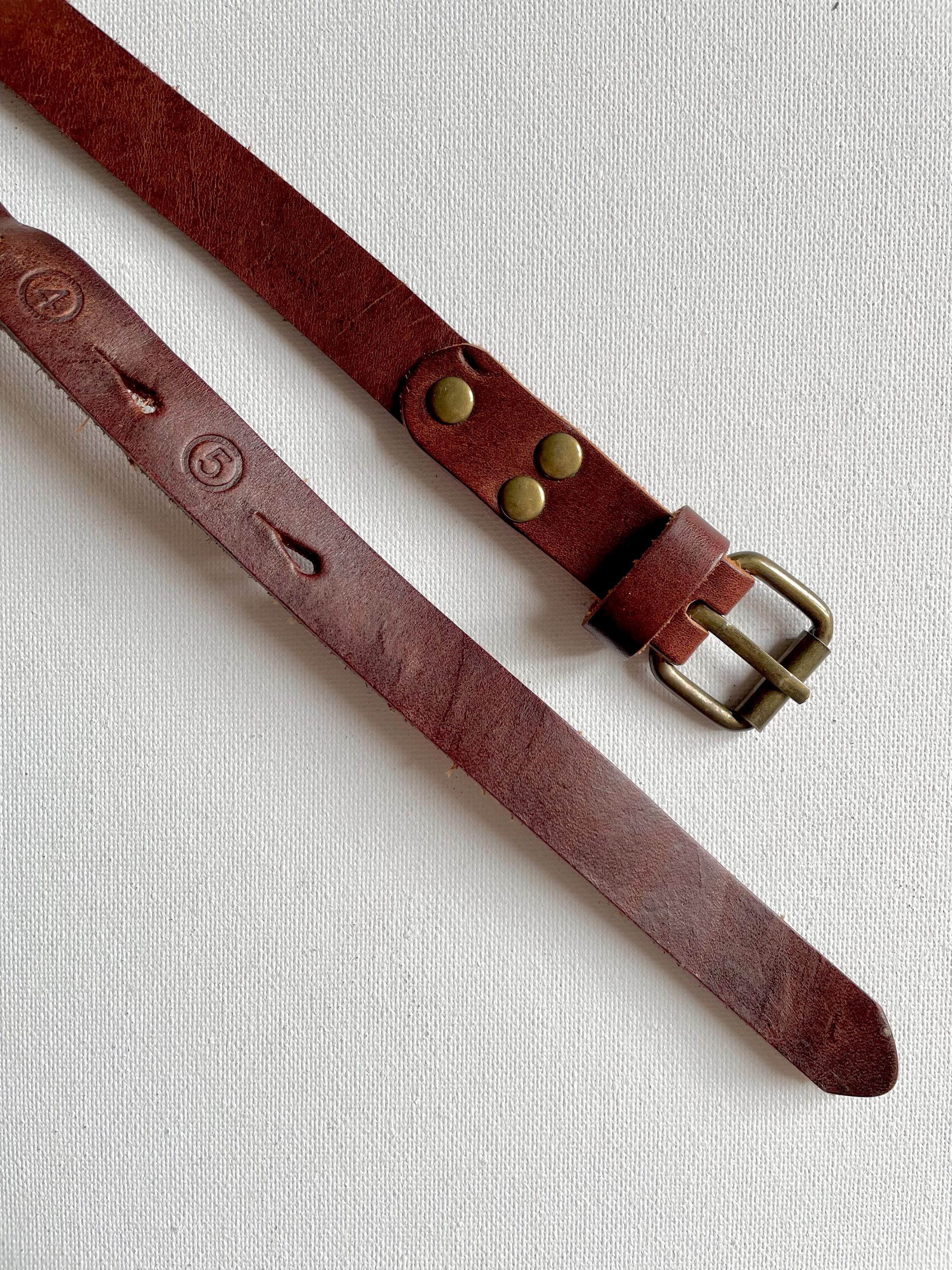 Vintage Scotch & Soda Brown Leather Belt Vintage Scotch & Soda Dark Brown Leather Belt - Size M - Etsy main image 3