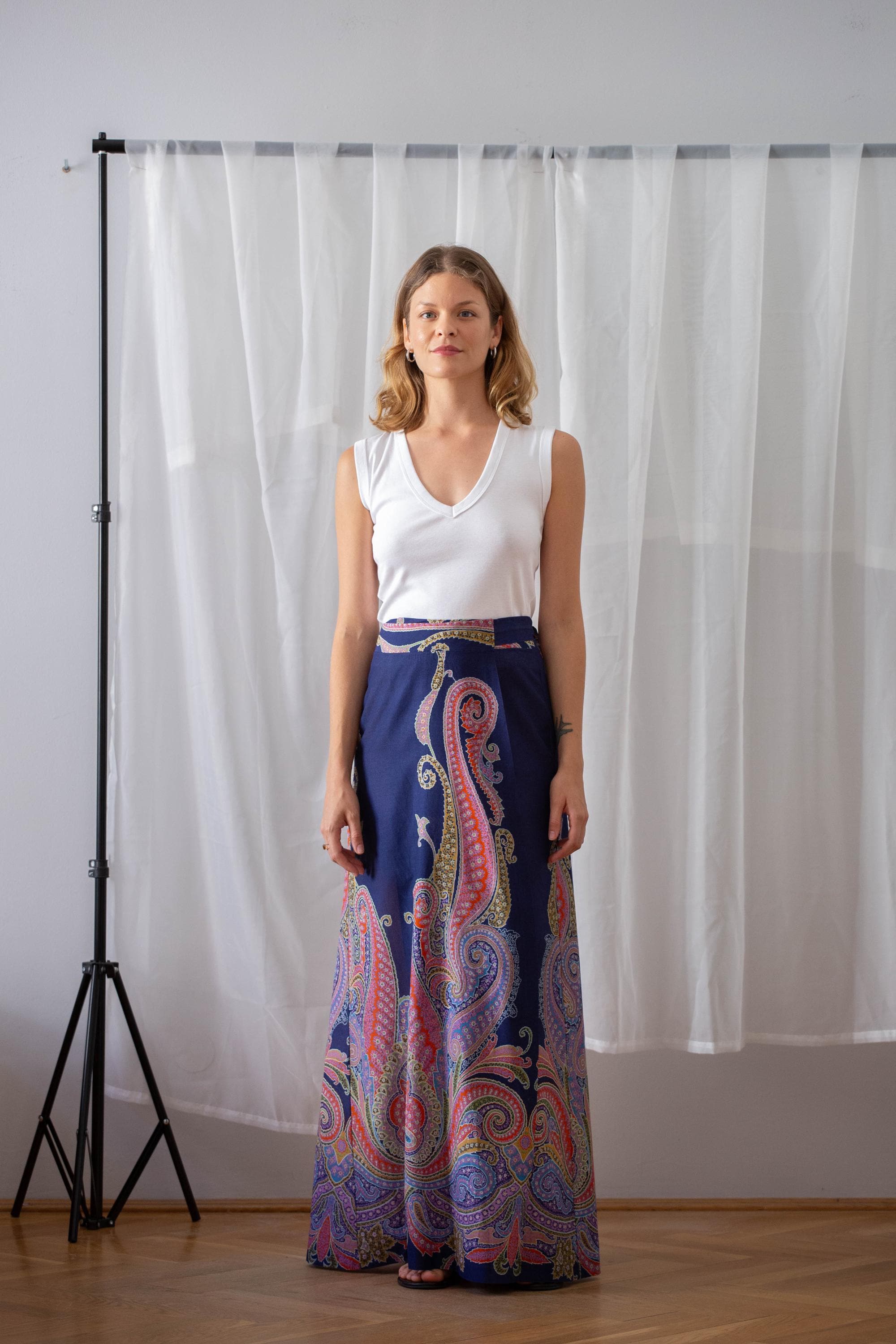 Jupe Plissée En Coton Doublée Cachemire J.Crew Taille 2 - Rose, Occasion Excellent état