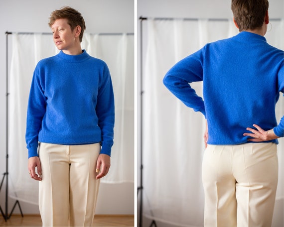 Azure blue sweater store
