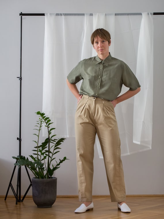 FR Cargo Pants | 46-60 Waist | 9oz. 100% Cotton | Khaki – www.lapco.com