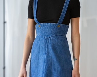 【&lovehelloさま専用】Blue DenimApron Dress &lovehelloさま専用】Blue DenimApron Dress &lovehelloさま専用