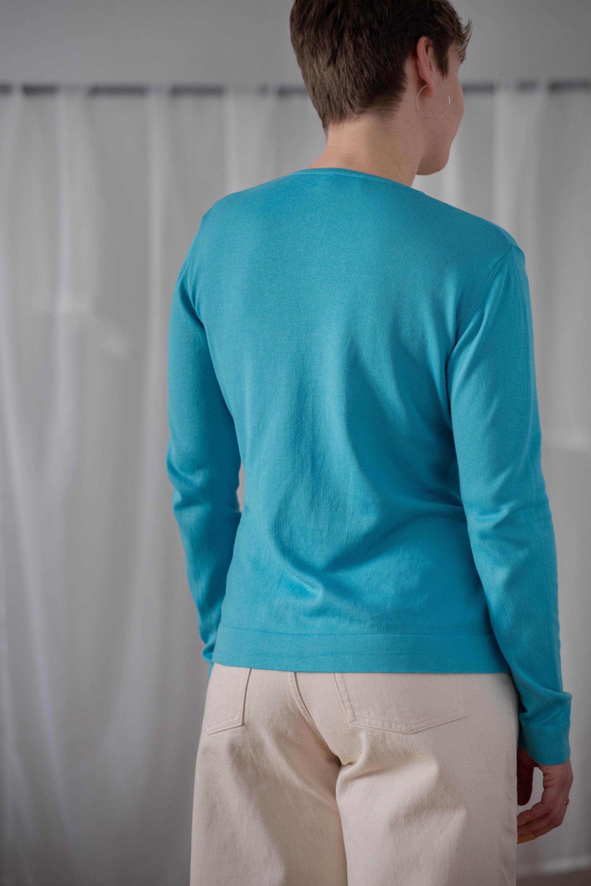 トップス 70s 80s Aquasqutum Cashmere Cardigan OG 1990S AQUASCUTUM CLUB CHECK ZIP CARDIGAN (M) - Jazzy Badger