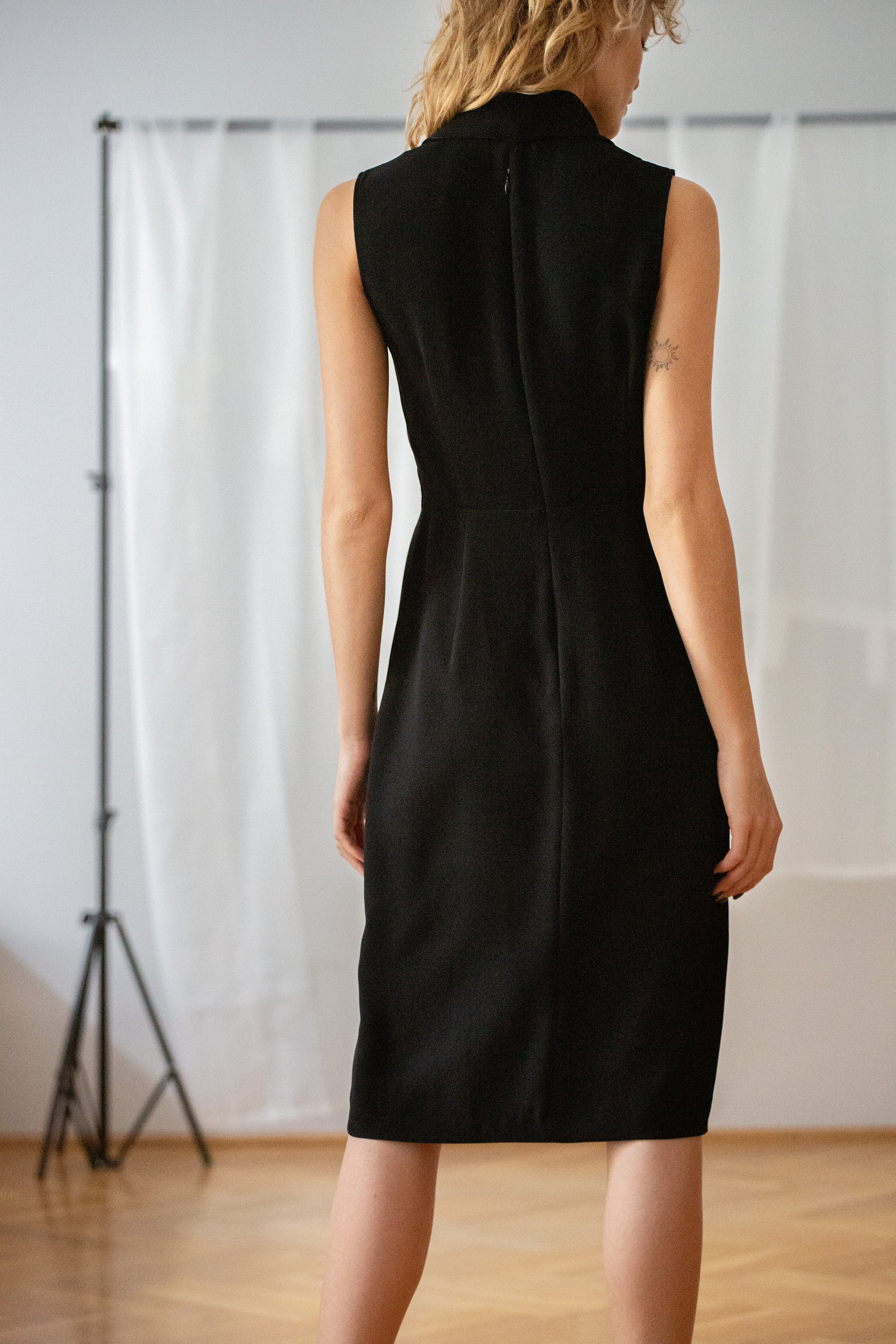 max mara black mini dress Max Mara Black Mini Dress