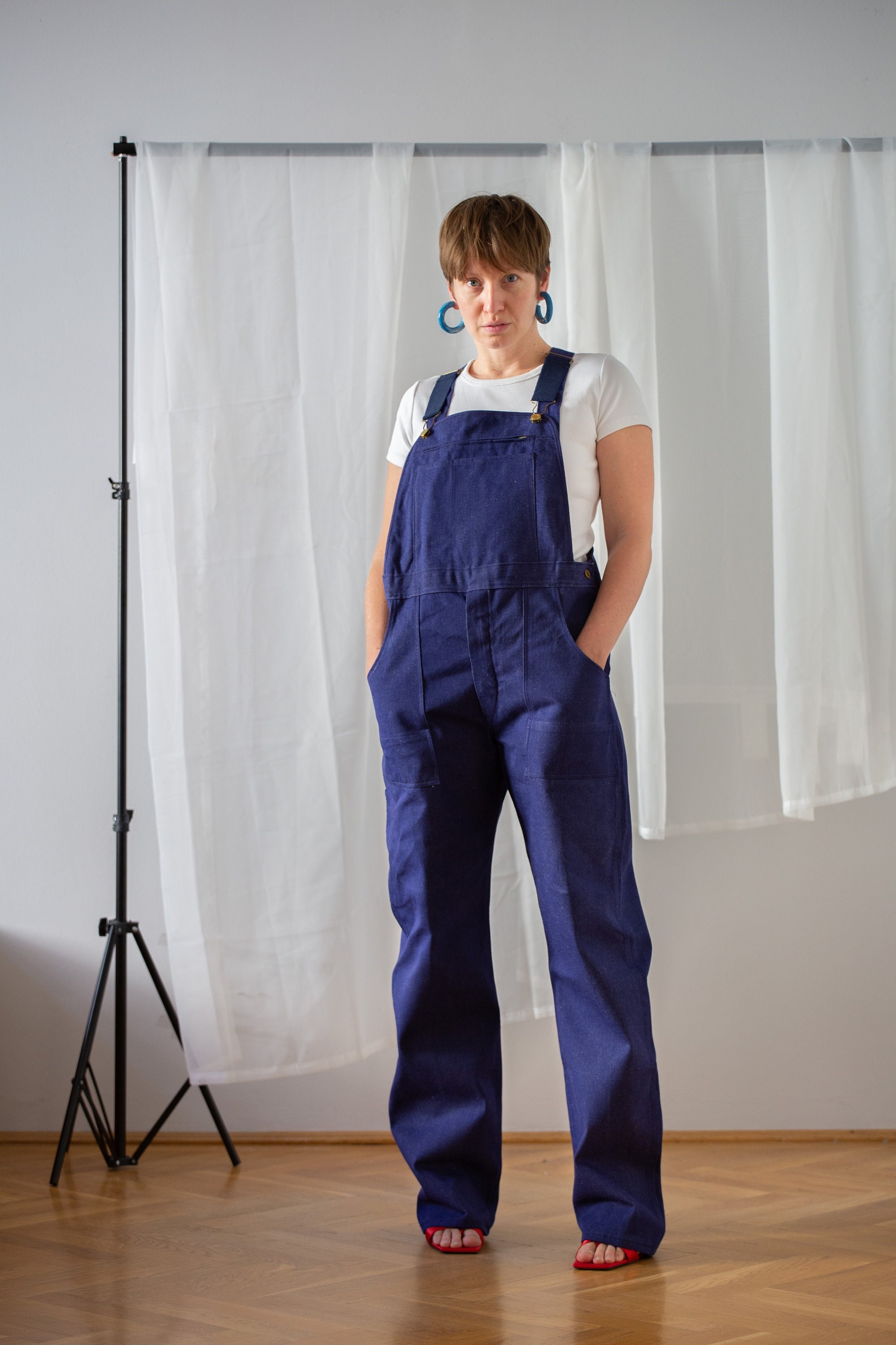 Vintage German Denim Overalls: Indigo Blue Workwear Dungarees - Etsy