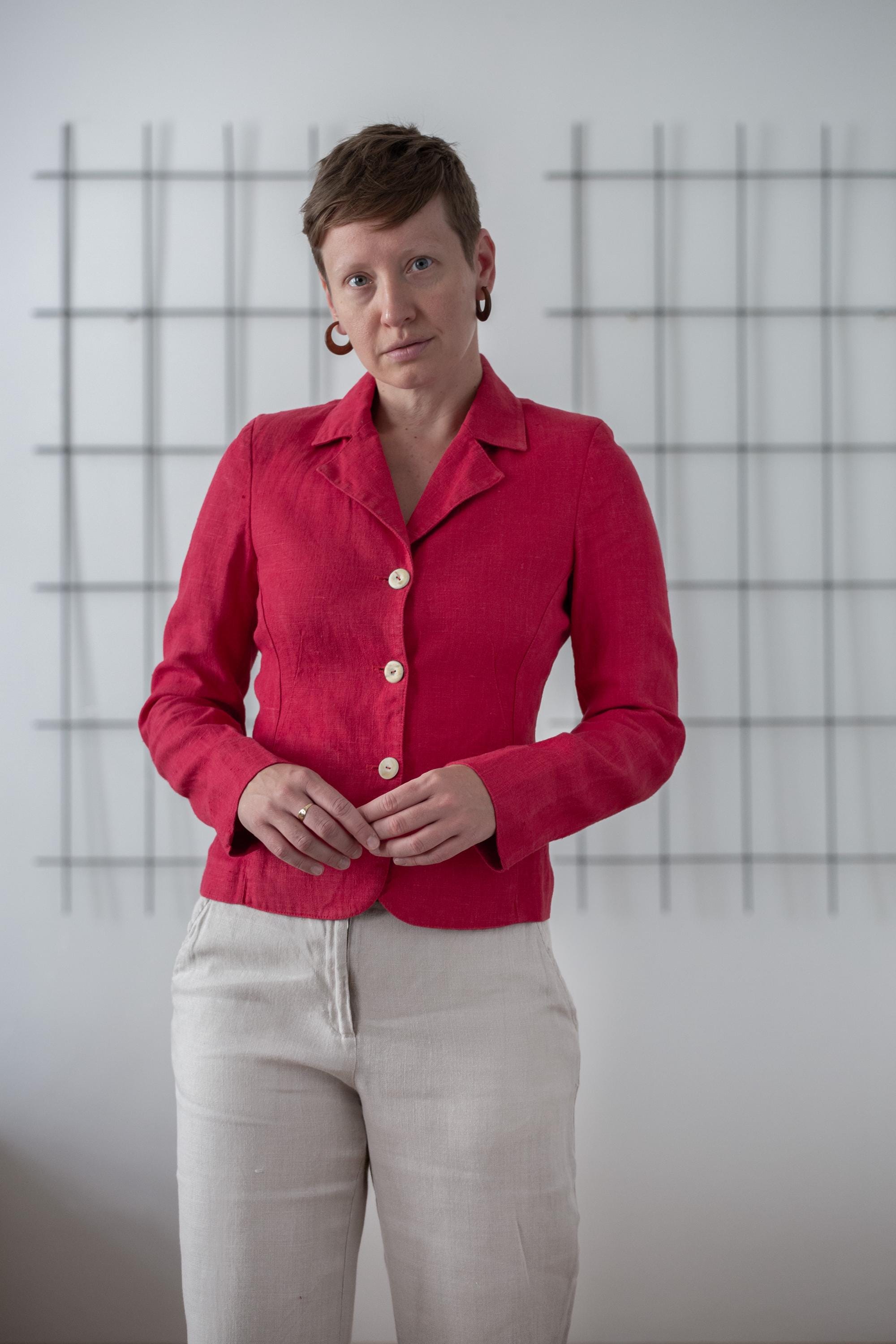 ジャケット・アウター 80s 90s \"M.Frattini\" linen blazer EURO 80s 90s M.Frattini linen blazer EURO