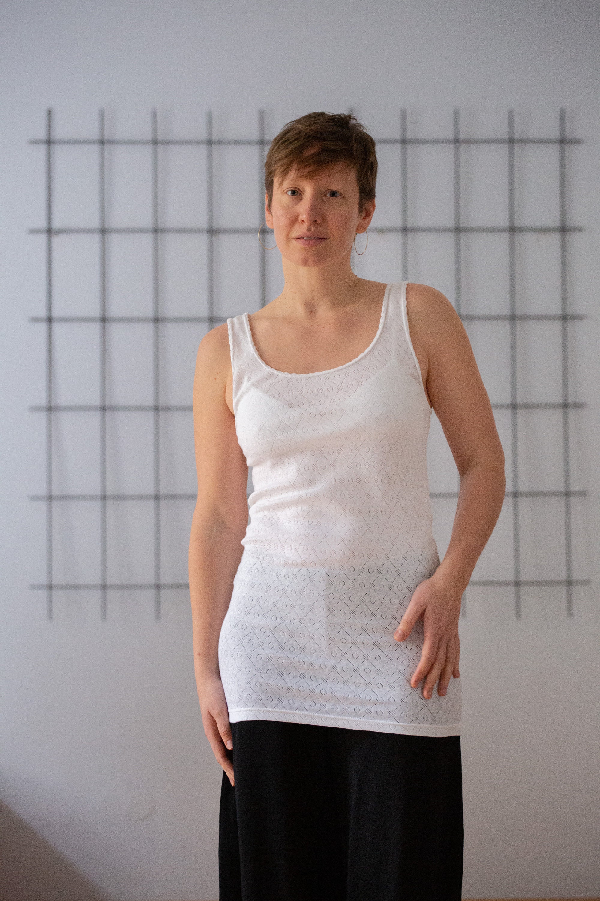 Piezas Camiseta Interior Con Encaje 100% Algodòn En Pack Camisetas  Interiores De Algodón Con Encaje Tirantes Finos Y Sin Costuras Laterales 