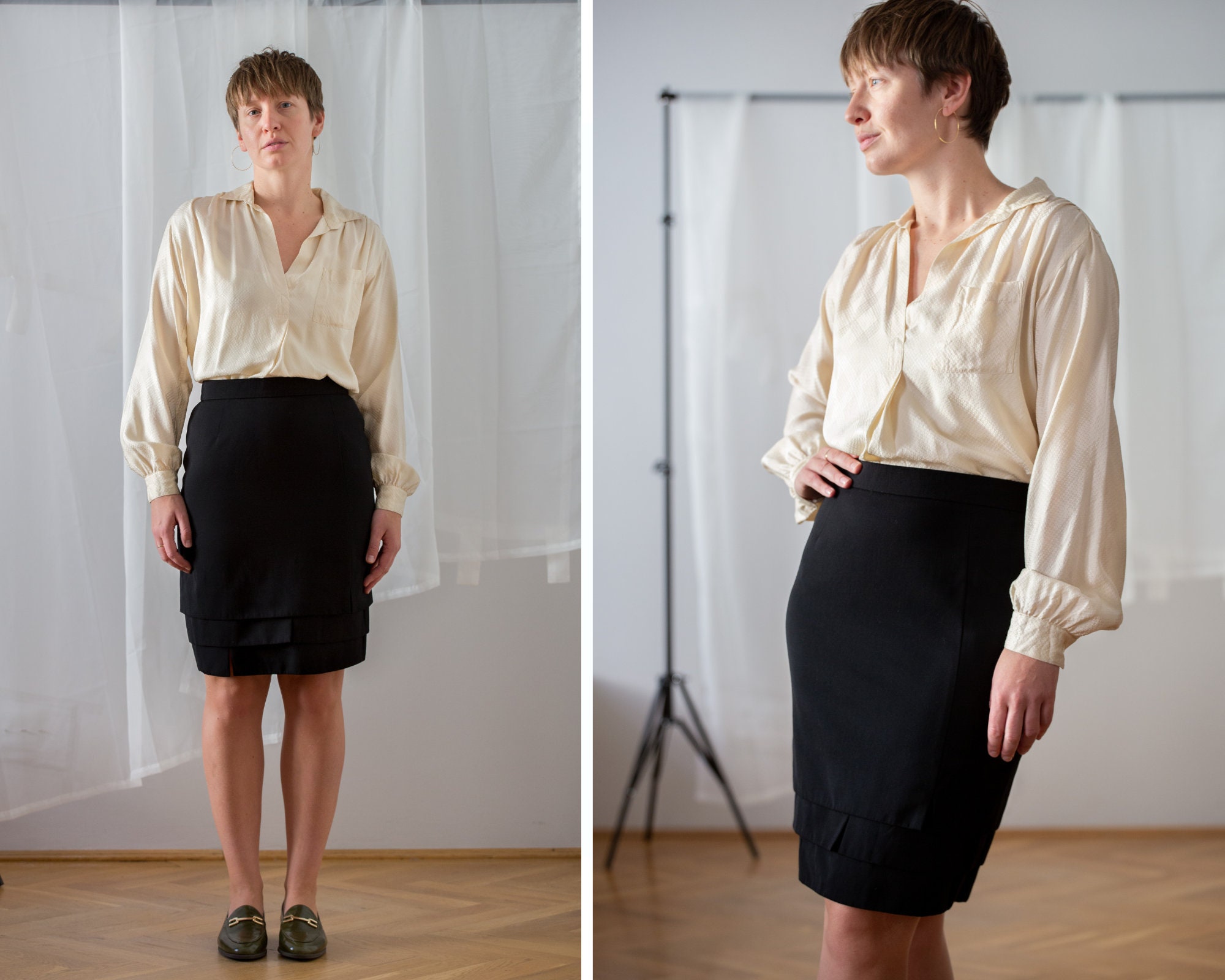 Escada clearance wool skirt