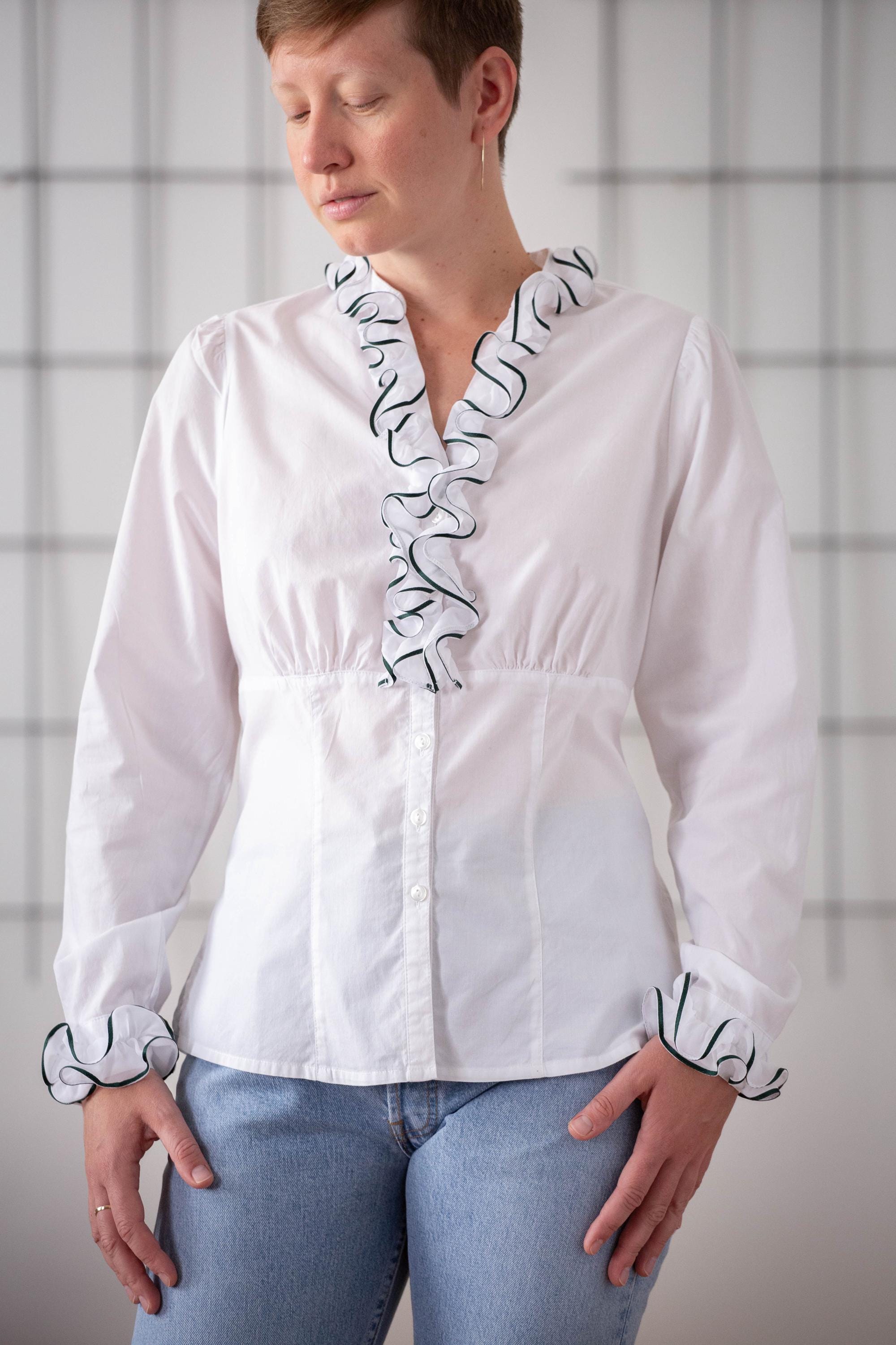 トップス andequal piping bulky frill blouse 7.13(sun) NEW COLLECTION 】 ⁡ ⁡ andequal NEW COLLECTION