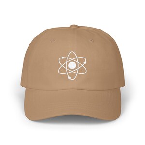 Embroidery Science Symbol Classic Baseball Cap, Science Profession Hat, Atom Universe Science Symbol Cap, Casual Everyday Headwear