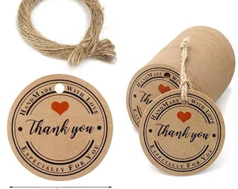 Chiudipacco Adesivi Per Prodotti Fatti A Mano, Etichette Adesive Ha Adesivi Fatti A Mano - Foto 8