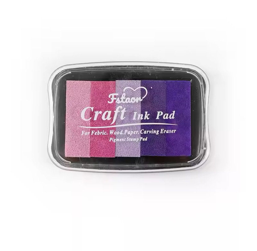 5 Colors Ink Pad, Gradient & Colorful Inkpad for Stamps - Sealing ...