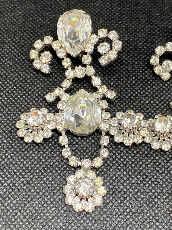 Kenneth J. Lane Rhinestone Chandelier Earrings - image 4