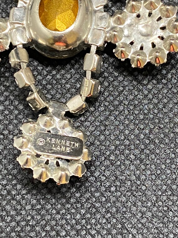 Kenneth J. Lane Rhinestone Chandelier Earrings - image 9