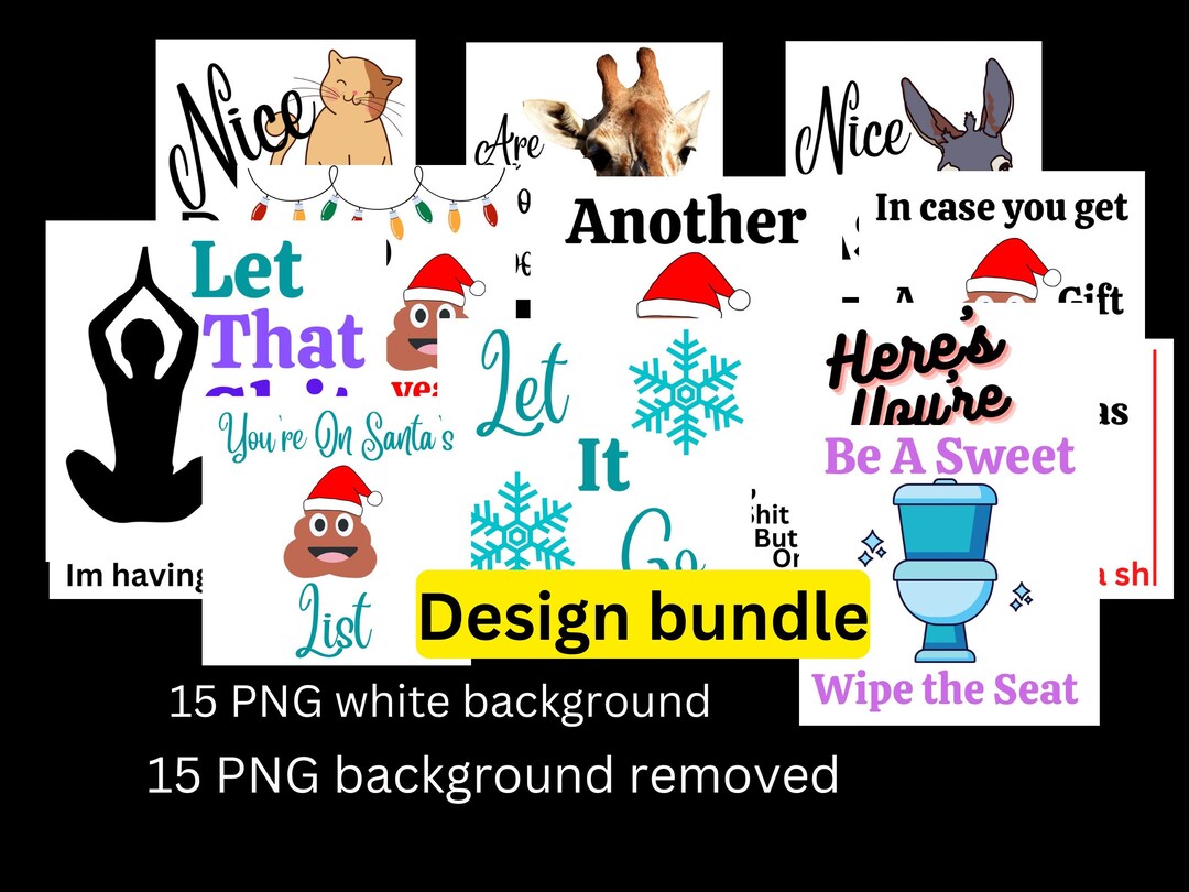 Design Bundle Toilet Paper Sublimation Design Christmas Sublimation