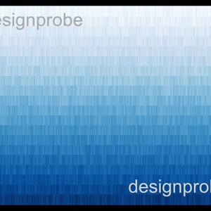 Puede incluir: Fondo abstracto con un degradado de tonos azules, pasando de un azul claro en la parte superior a un azul oscuro en la parte inferior. El fondo está formado por pequeñas formas rectangulares que crean un efecto pixelado. El texto "designprobe" aparece en la parte superior e inferior de la imagen.