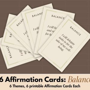 Business Affirmation Cards Printable, 36 Positive Affirmations for Entrepreneurs, Mindset Cards, Self Growth, Digital Download image 7