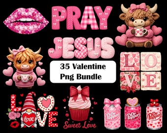 Valentine PNG Sublimation Bundle