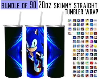20 oz, 20oz skinny tumbler sublimation designs, straight Tumbler, Wrap, Png, Games, Kids, Digital, Tumbler Wrap Design, Printable, Bundle 90