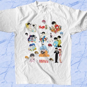 Ranma 1/2 T-shirt with bunch o graphics