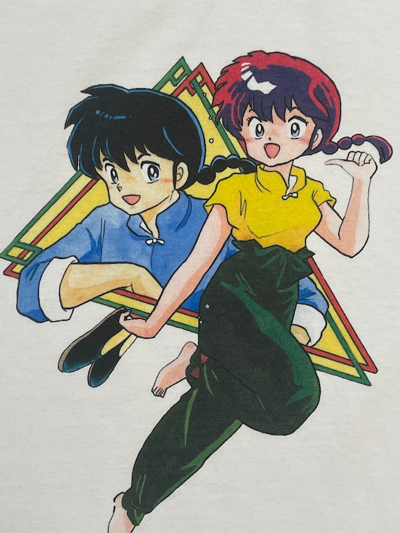 Ranma 1/2 T-shirt With Extra Logo Print on Sleeve - Etsy