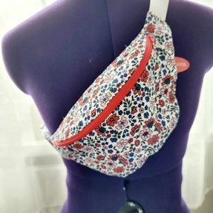 Sac banane fleuri