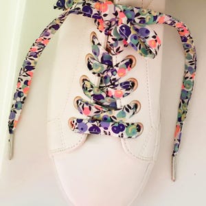 Liberty floral laces in cotton fabric