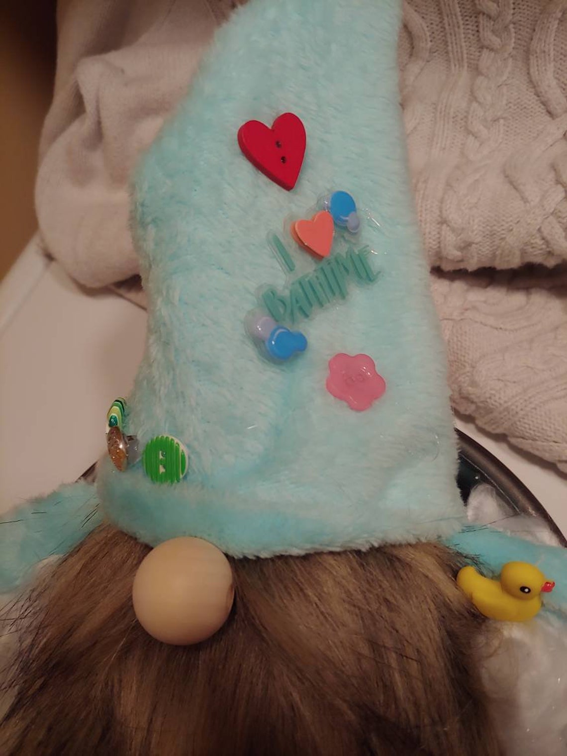 Bathtub Gnome, Rubber Ducky Gnome, Hot Tub Gnome, Relaxing Gnome