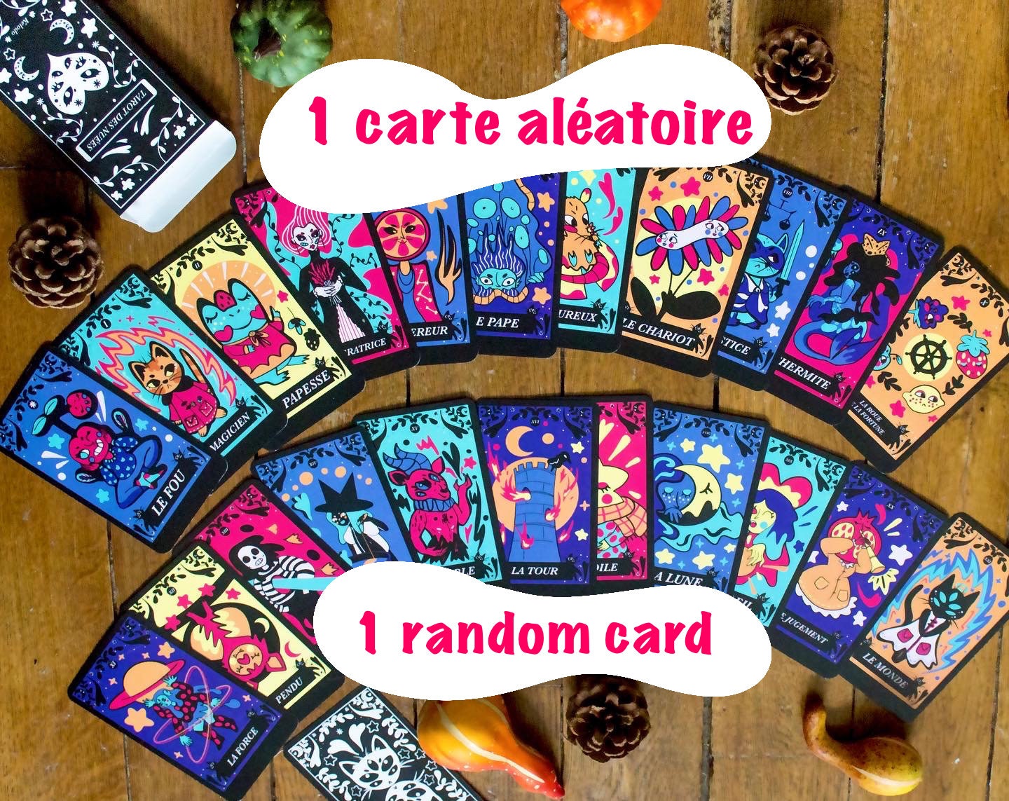 1 Carte Aléatoire Tarot Des Nuées