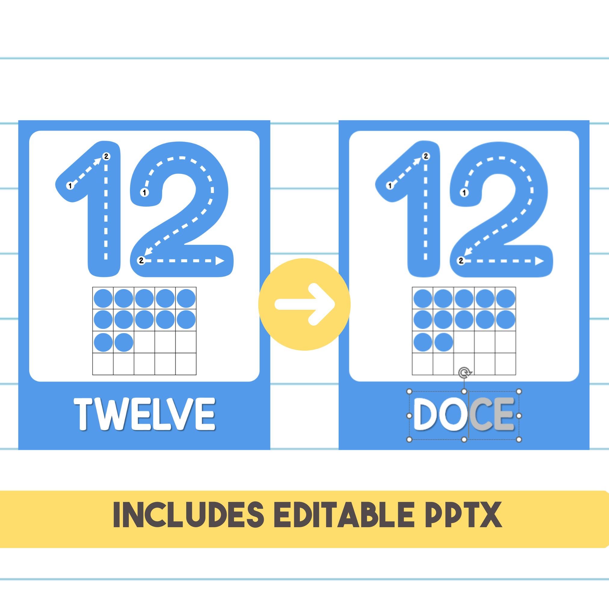 Numbers Posters | PDF | Digital Download | Printable | 21 Posters | 21 ...
