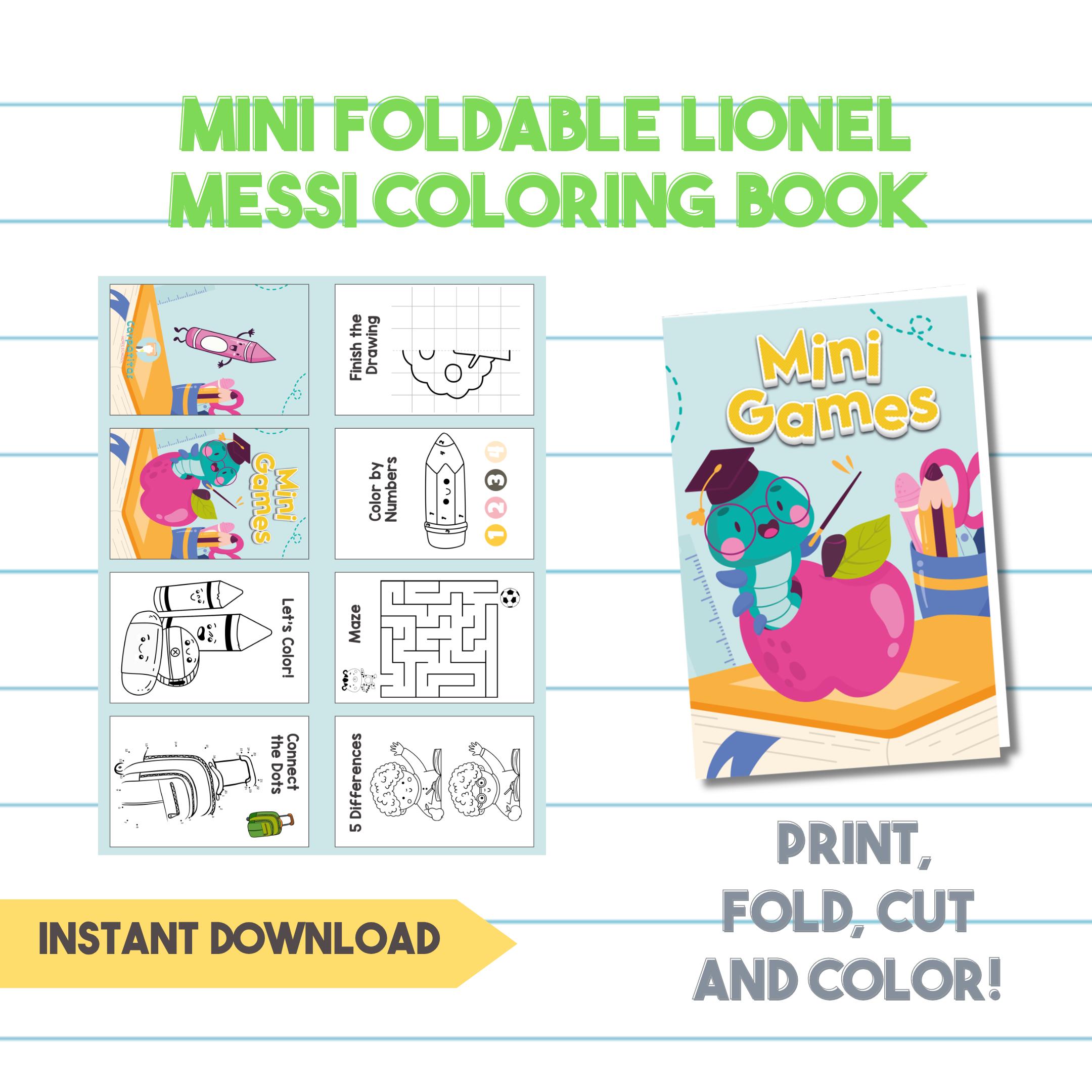 Mini Games Foldable Book for Kids | Foldable Booklet | Printable Game ...
