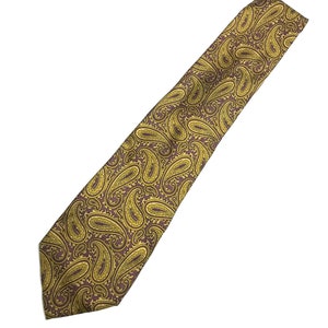 Vintage GUCCI paisley silk tie - made in Italy