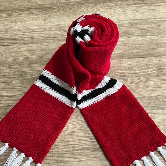 Manchester United Football Scarf - Etsy