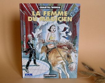 Charyn/Boucq/"La Femme du Magicien"."Casterman.Studio.(A Suivre)".1994. Roman Graphique Vintage.Bande Dessinée Dédicacée.Décalée.CulturalCan