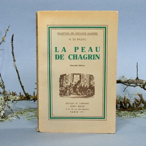 Honoré de Balzac/"La Peau de Chagrin". "Wydanie Henri Beziat". 1936. Książka starofrancuska. Powieść fantasy. Pakt diaboliczny. Kan. kulturalny.
