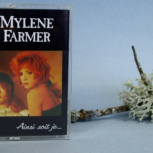 Mylène Farmer/"Ainsi Soit je...".Cassette Audio.K7.1988.Laurent Boutonnat.Variété Française.Chanson Française.Artiste Féminine.CulturalCan.