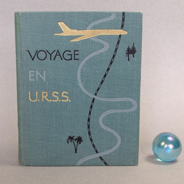 Guide "Voyage en U.R.S.S".Guide de Voyage Années 60.Guide Union Soviétique Vintage.Guide Voyage Russe.Ancien Livre Soviétique.CulturalCan.