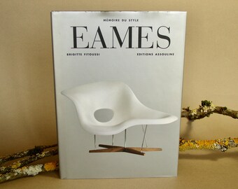 Brigitte Fitoussi. &quot;EAMES.&quot; &quot;Memory of Style.&quot; Assouline Editions. 1999. Vintage Hardcover Book. Charles & Ray Eames. Design. Talents. CulturalCan.