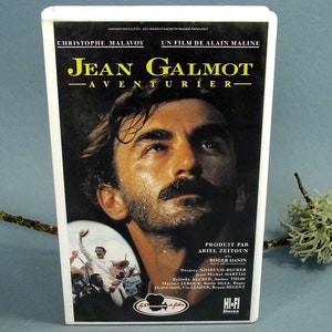 Christophe Malavoy.&quot;Jean Galmot,Adventurer&quot;.Film by Alain Maline.Roger Hanin.Video cassette.VHS.Editions &quot;Film to Film&quot;.Vintage.CulturalCan.
