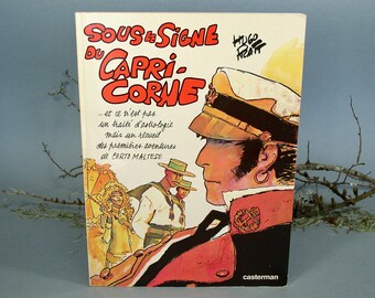 Hugo Pratt/CORTO MALTESE."Sous le Signe du Capricorne"."Casterman".1979.Bande Dessinée Vintage.Edition Originale.EO.Voyage.Rêves.CulturalCan