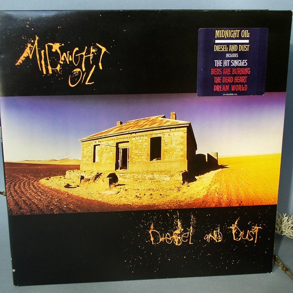 Midnight Oil /"Diesel and Dust".CBS/Sprint Music.1987.LP Vintage.Vinyl 33Tr Ancien.Rock Australien.Peter Garret.Militantisme.CulturalCan.