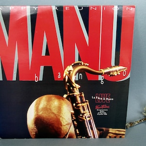 Manu Dibango/&quot;Live FrancoFolies&quot;.&quot;Buda Records&quot;.1988.Double Vinyl/33rpm Vintage.Saxophonist Cameroon.Jazz Funk.World Music.CulturalCan.