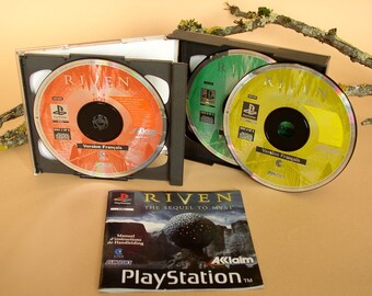 Jeu RIVEN : La Suite De Myst - Version PAL Française - PS1 - Etat Correct, Jeu D'occasion