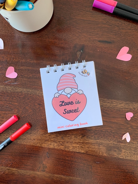 Valentines Day Mini Coloring Book: Kids Activity Book