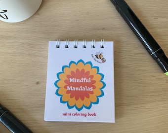 Mandala Mini Coloring Book: Mindful Art Therapy for Adults