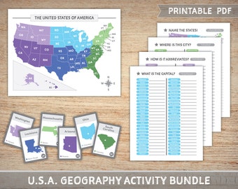 geography worksheet etsy
